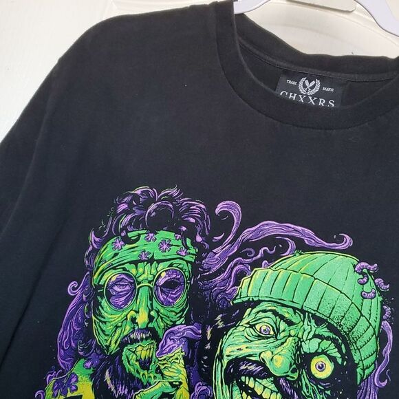 Cheech and Chong  Zombie  Graphic T-Shirt - Parody Shirt Large - Picture 1 of 8